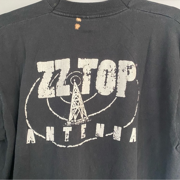 Vintage ZZ Top 1994 Antenna Tour Rock & Roll T Shirt - Large - Picture 6 of 9